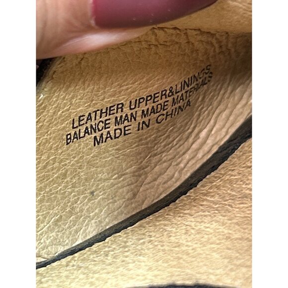 Born Black Leather Wedge Sandals With Floral Detail & Espadrille Sole Size 8 - Picture 7 of 10